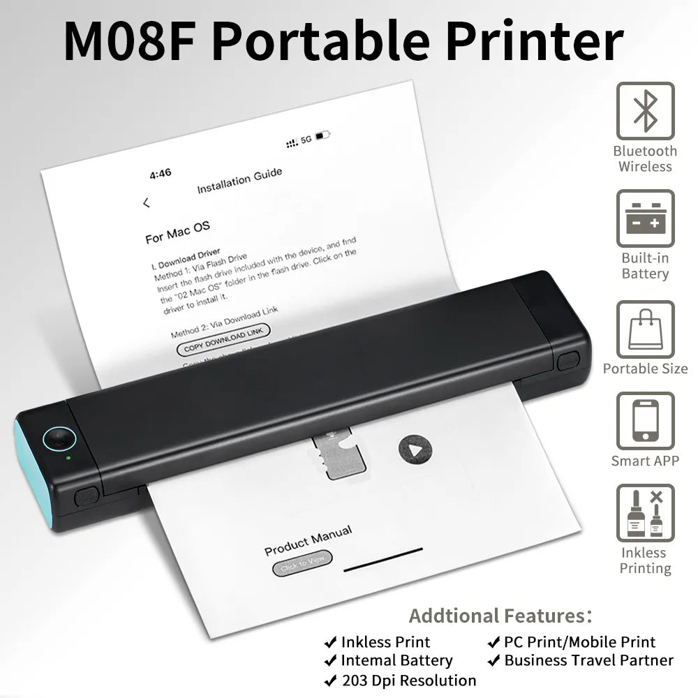 Portable Inkless Printer